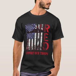 Camiseta Viernes Rojo Apoya A Nuestras Tropas Ejército De E