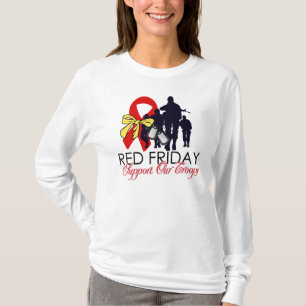 Camiseta Viernes rojo - apoye a nuestras tropas