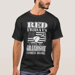 Camiseta Viernes Rojo Hasta Que Mi Nieto Llegue A Casa Mili