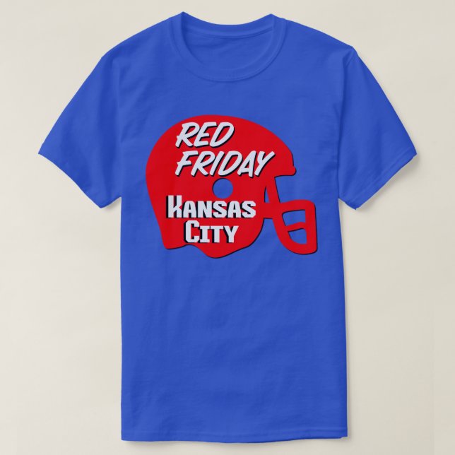 Camiseta Viernes Rojo Kansas City Lover Chiefs Fan Red Helm (Diseño del anverso)