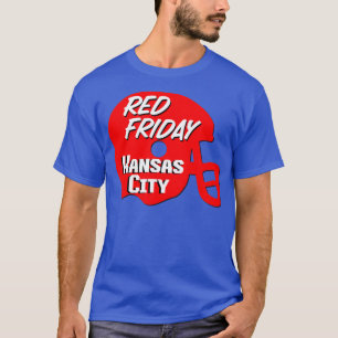 Camiseta Viernes Rojo Kansas City Lover Chiefs Fan Red Helm