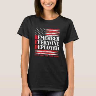 Camiseta Viernes Rojo Militar El Viernes Usamos Rojo Americ