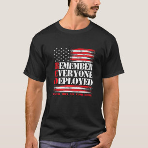 Camiseta Viernes Rojo Militar El Viernes Usamos Rojo Americ