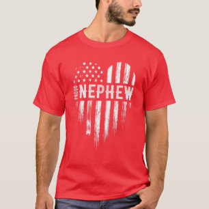 Camiseta Viernes Rojo Orgulloso de que sobrino apoye al tí