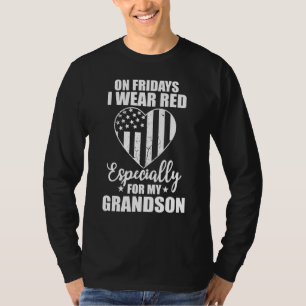 Camiseta Viernes Rojo Para El Despliegue De Las Tropas Mili