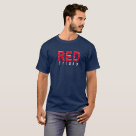 Camiseta Viernes ROJO - Recordar a todos los desplegados