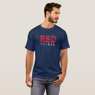 Camiseta Viernes ROJO - Recordar a todos los desplegados