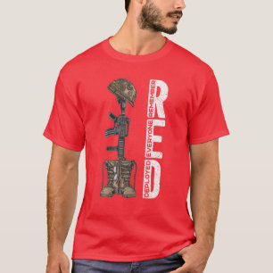 Camiseta Viernes Rojo Recuerden A Todo El Mundo Desplegado 