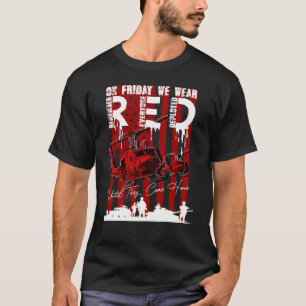 Camiseta Viernes Rojo Recuerden A Todo El Mundo Desplegado 
