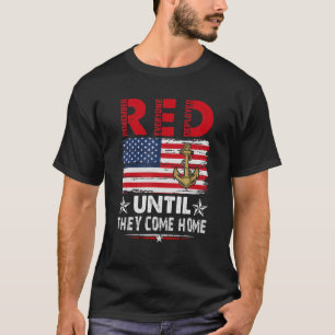 Camiseta Viernes Rojo Recuerden A Todos Desplegados Retro M