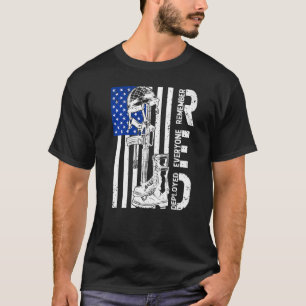 Camiseta Viernes Rojo Soldado apoya a la bandera de Estados
