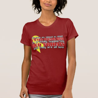 Camiseta Viernes rojos