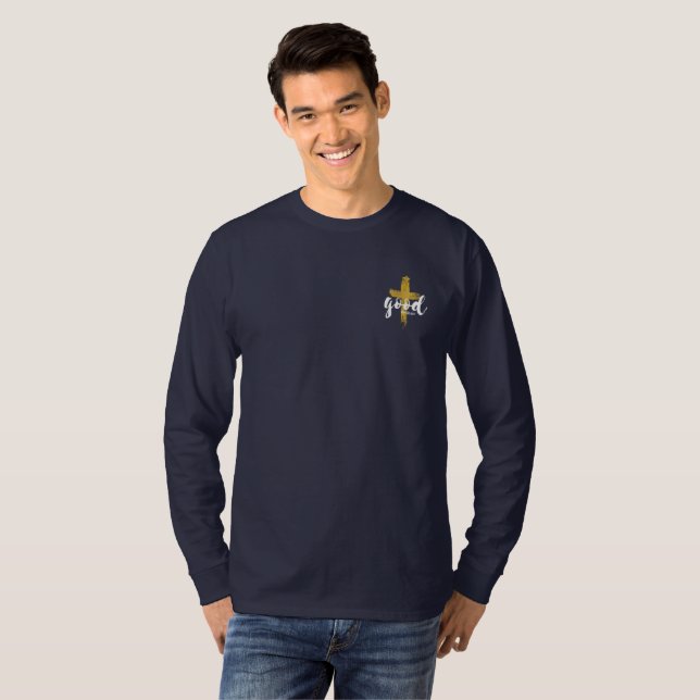 Camiseta Viernes Santo | Hombres Manga Larga (Anverso completo)