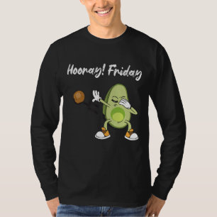 Camiseta Viernes viernes aguacate Dabbing comida vegan