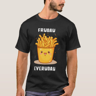 Camiseta Viernes viernes Everday Pompom Cute Kawaii Potato