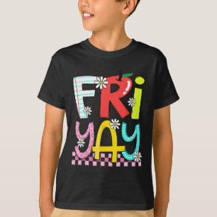Camiseta Viernesyay Viernes Feliz Divertido Fin De Semana P