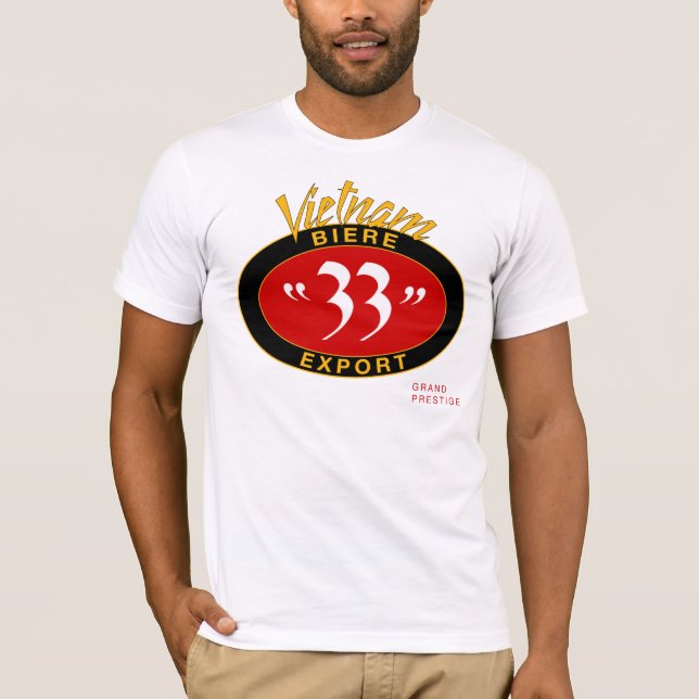 Camiseta Vietnam - "33" cerveza (Anverso)
