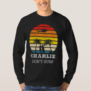 Camiseta Vietnam: Charlie militar no sobrevive