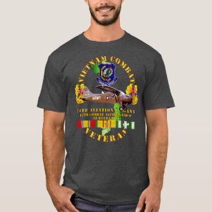 Camiseta Vietnam Combat Vet 74th Aviation Company 12th Comb