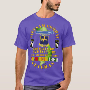 Camiseta Vietnam Combate Vet 2.ª Bn 502ª Infantería 101ª Di