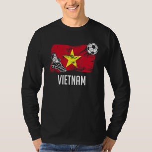 Camiseta Vietnam: Selección de fútbol de Vietnam con bander
