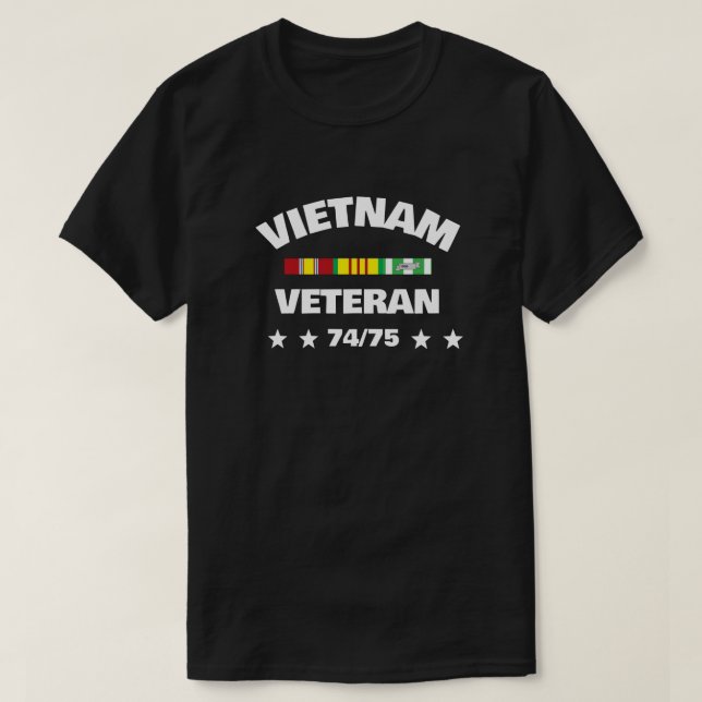 CAMISETA VIETNAM TOUR DEL DEBER 74-75 (Diseño del anverso)