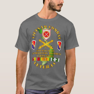 Camiseta Vietnam Vet de Combate 8Bn 4ª Artillería I Campo