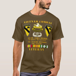 Camiseta Vietnam Vet de Combate con 1er Bn 8v Cav 1ª Cav Di