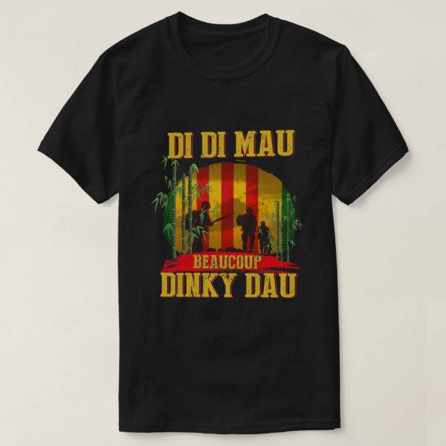 CAMISETA VIETNAM VETERAN DI MAU (Diseño del anverso)