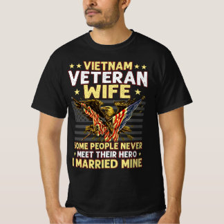 CAMISETA VIETNAM VETERAN ESPOSA ALGUNAS PERSONAS NUNCA CONO