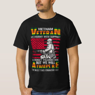 CAMISETA VIETNAM VETERAN LUCHAMOS CON APOYO QUE NO TENÍAMO