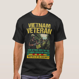CAMISETA VIETNAM VETERAN NUNCA VOY A