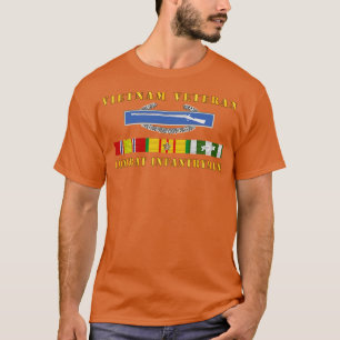 Camiseta Vietnam Veterano Cbt Infantryman w CIB VN SVC