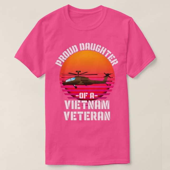Camiseta Vietnam: Veterano regalo de la familia patriota es (Diseño del anverso)