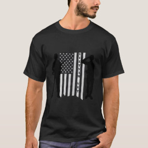 Camiseta Vietnam: Veterano-Vietnam Vet Bandera Blanca Negra