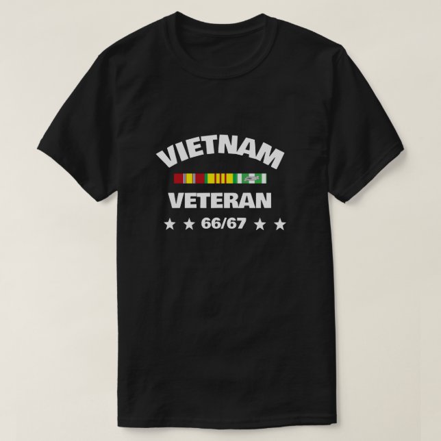 CAMISETA VIETNAM VETERANS 66-67 (Diseño del anverso)