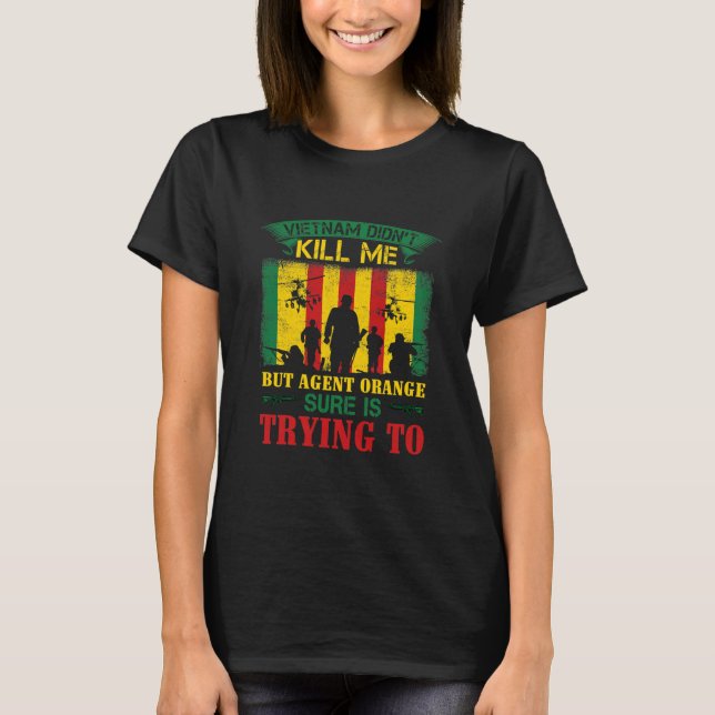Camiseta Vietnam Veterans Day Orange Agent (Anverso)