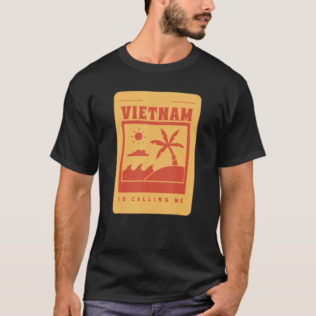 Camiseta Vietnam Viet Kieu Island Is Calling Me Beach Sunny (Anverso)