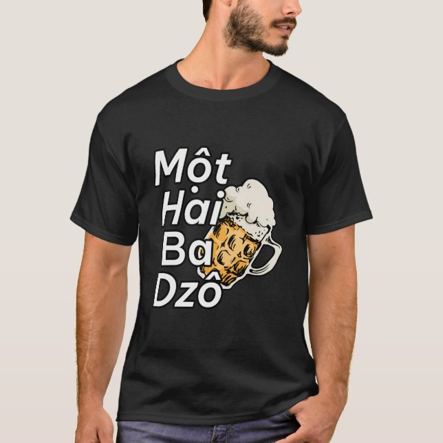 Camiseta Vietnam Viet Nam El Vietnamita Mot Hai Ba Dzo Uno  (Anverso)