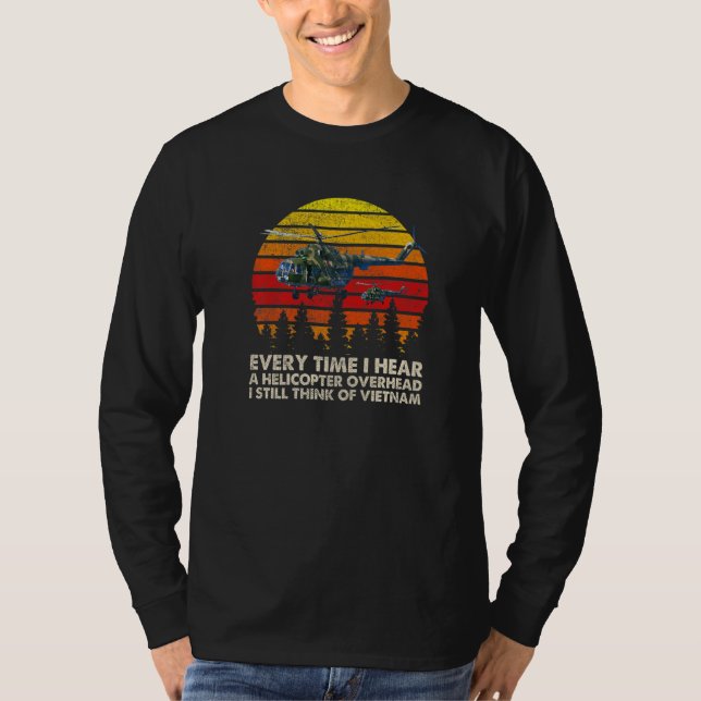 Camiseta Vietnam War Veterans I Still Think Of Vietnam Memo (Anverso)