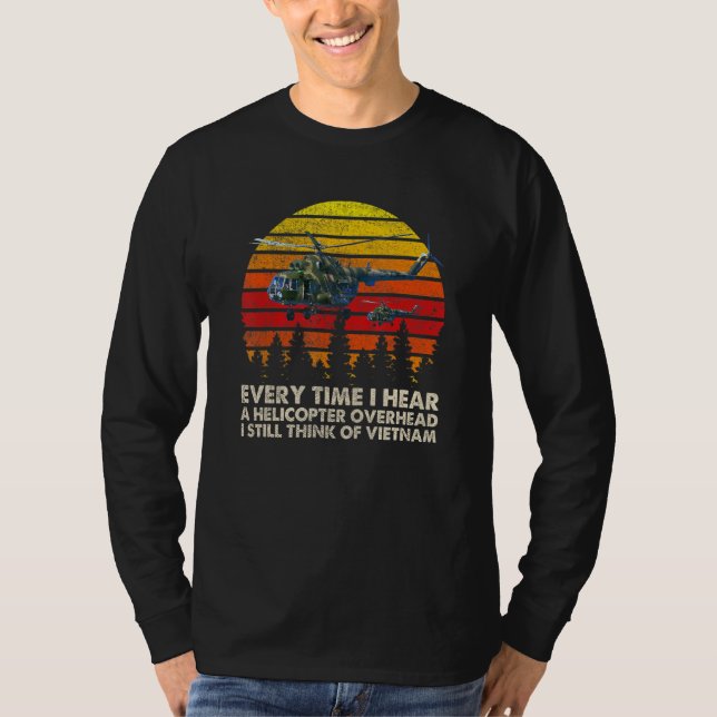 Camiseta Vietnam War Veterans I Still Think Of Vietnam Memo (Anverso)
