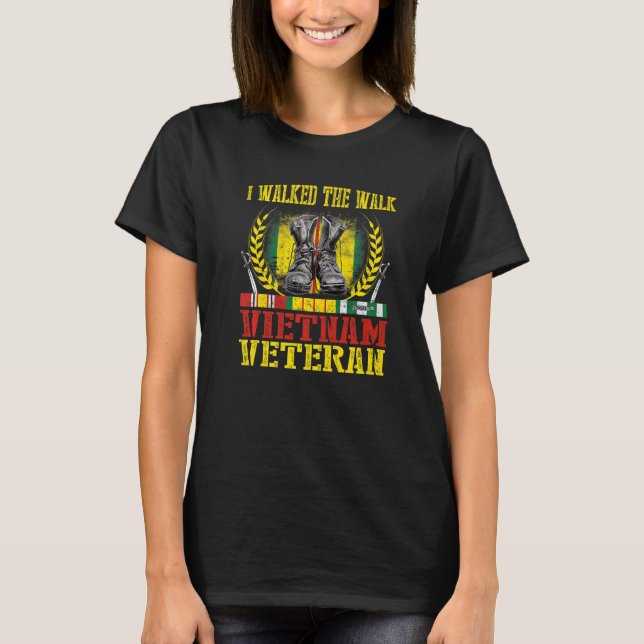 Camiseta Vietnam War  Vietnam Veteran Us Veterans Day Premi (Anverso)