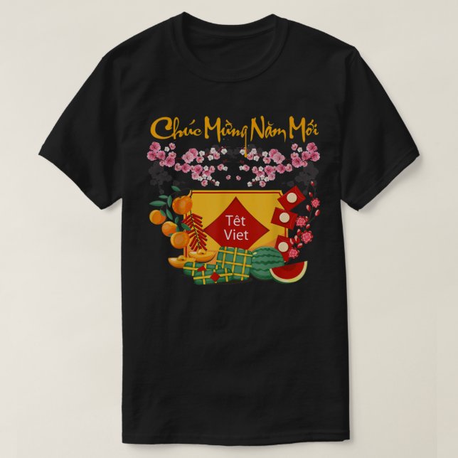 Camiseta Vietnamese Lunar New Year - Tet 2023 Decoration Li (Diseño del anverso)
