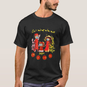 Camiseta Vietnamese Quarantine Lunar New Year 2021 Funny Co