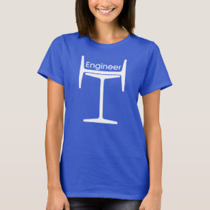 Camiseta Vigas de acero para ingenieros