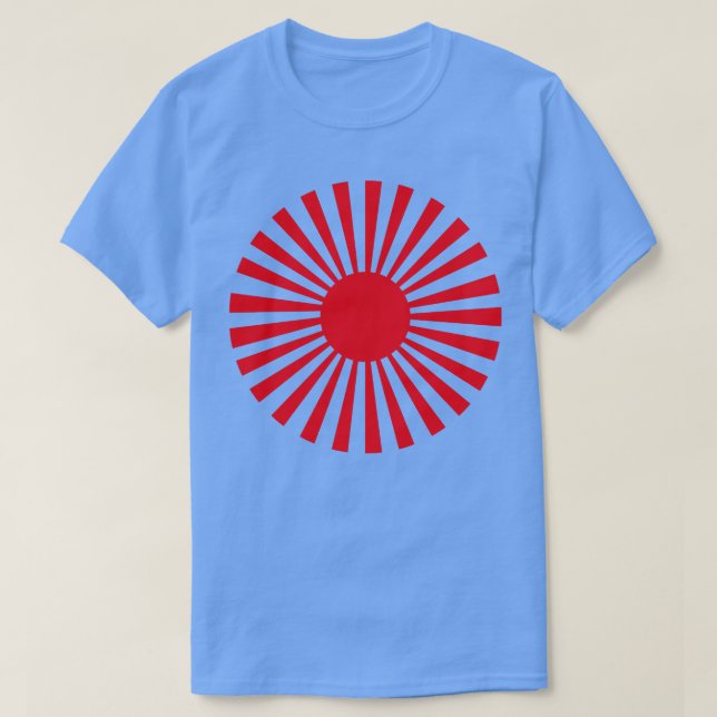 Camiseta Vigas de sol rojas 1 (Diseño del anverso)