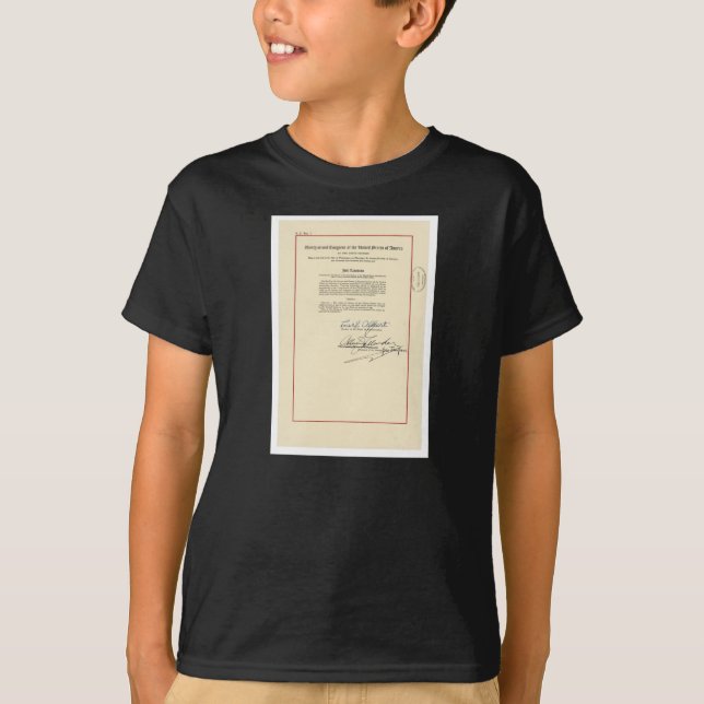 Camiseta Vigésima sexta constitución de los E.E.U.U. de la (Anverso)
