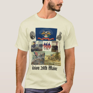 Camiseta vigésimo Guerra civil voluntaria del regimiento d