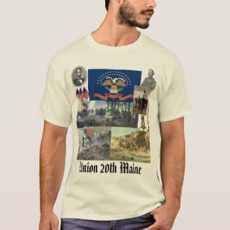 Camiseta vigésimo Guerra civil voluntaria del regimiento de