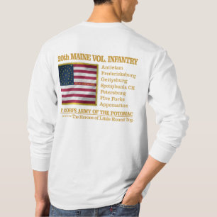 Camiseta vigésimo Infantería voluntaria de Maine (BH)